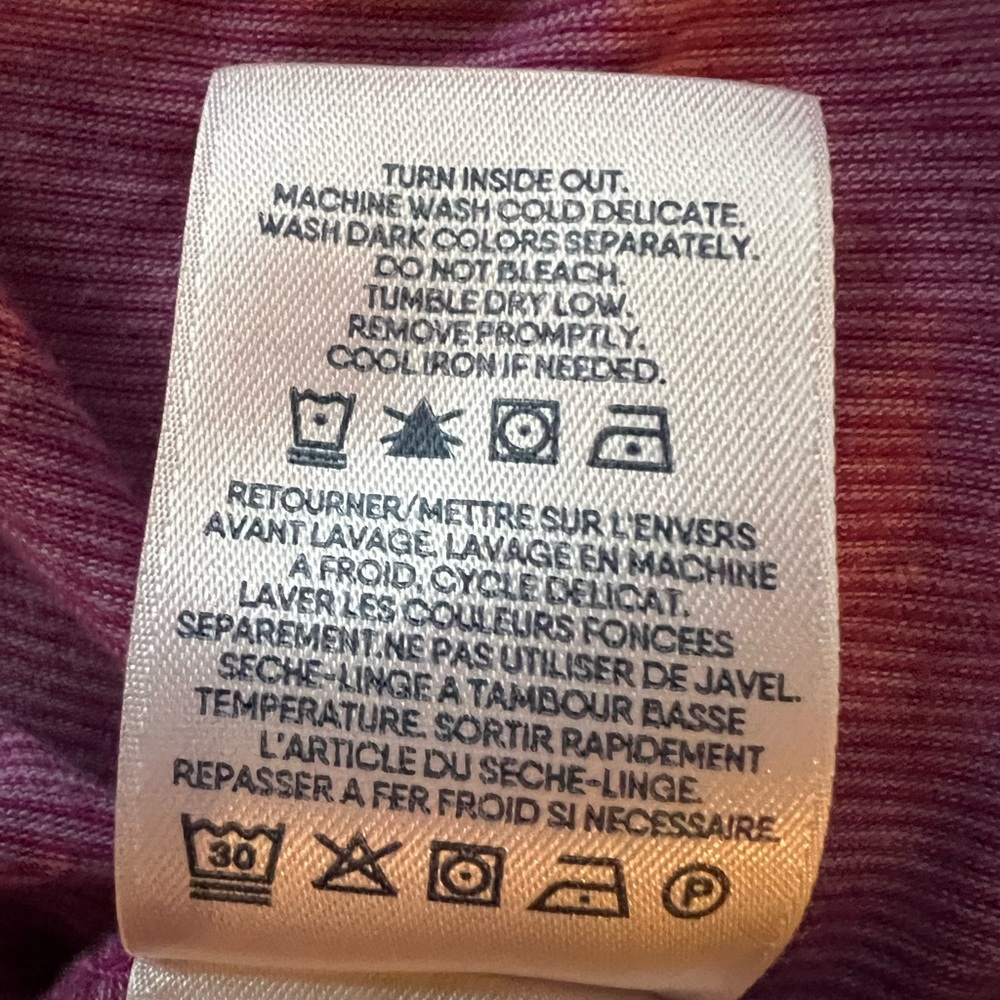 Lands' End Women's Raspberry/Purple Sleeveless Top - Picture 6 of 6